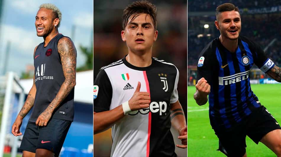 Neymar, Dybala, Icardi… veja o vaivém europeu desta sexta