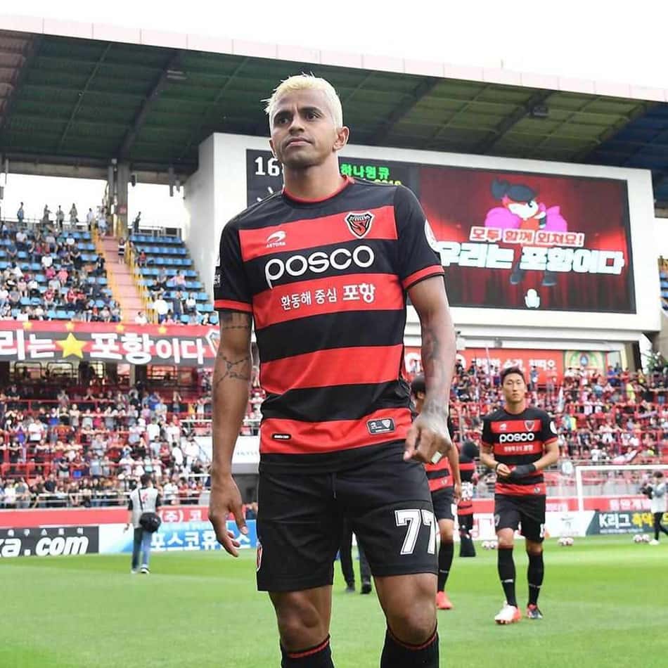 Wanderson quer temporada perfeita no Pohang Steelers, da Coreia
