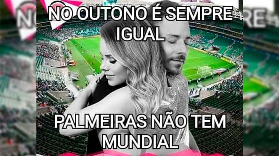 'Sandy & Júnior' protagonizam memes com zoações ao Palmeiras