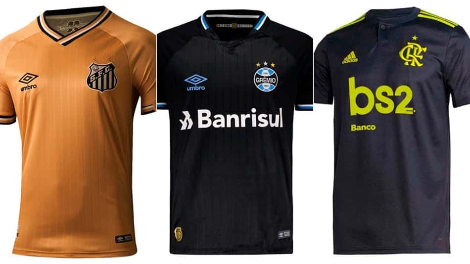 Qual clube do Brasileirão tem a terceira camisa mais bonita? Escolha em votação!
