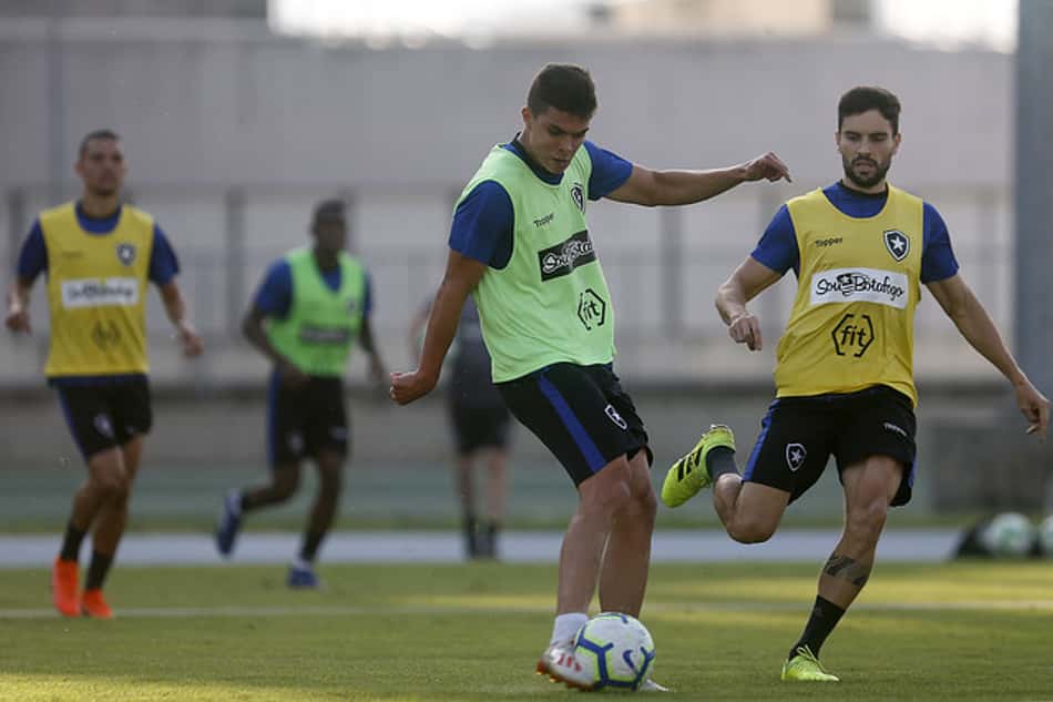 Com Pimpão, sem Gilson: Botafogo faz treino em campo reduzido