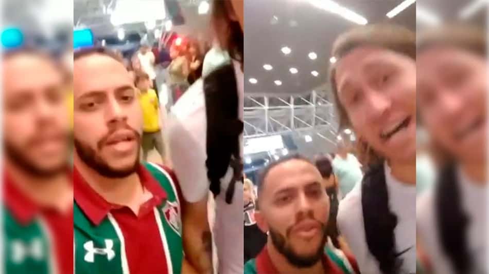Torcedor do Flu agradece Cássio, e goleiro leva na esportiva; assista