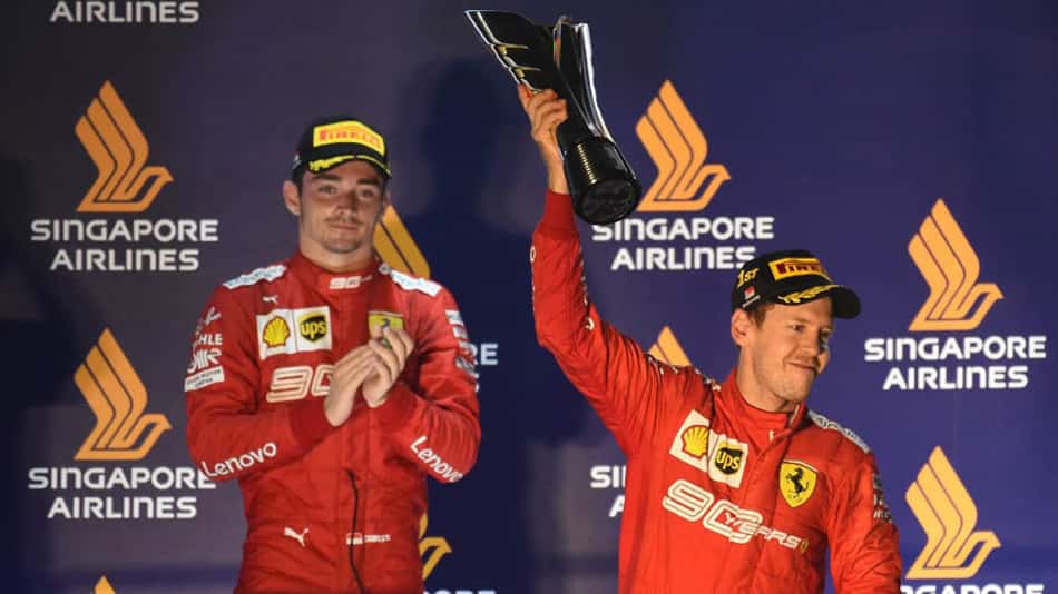Leclerc: "Foi intimidador" se juntar a Vettel na Ferrari