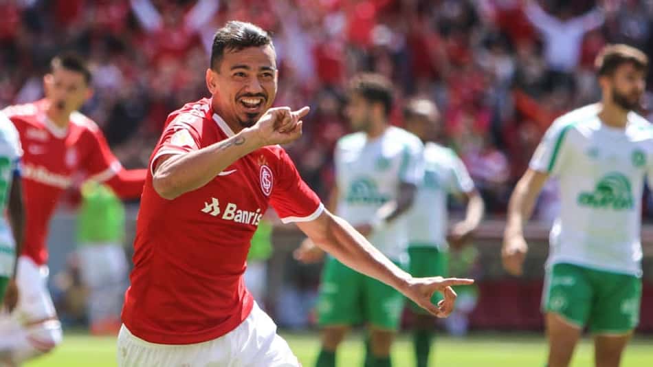 Lindoso fez o gol da vitória do Inter 