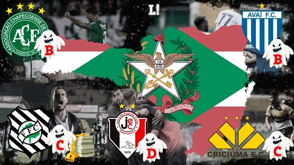 Más administrações, briga contra degola… O declínio do futebol de SC