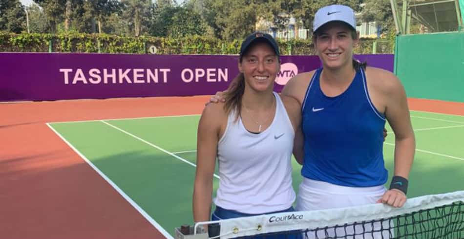 Luisa Stefani e Hayley Carter em Tashkent