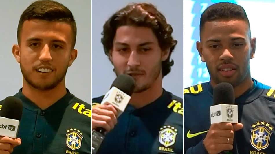 Montagem - Matheus Henrique, Marcinho e Renan Lodi