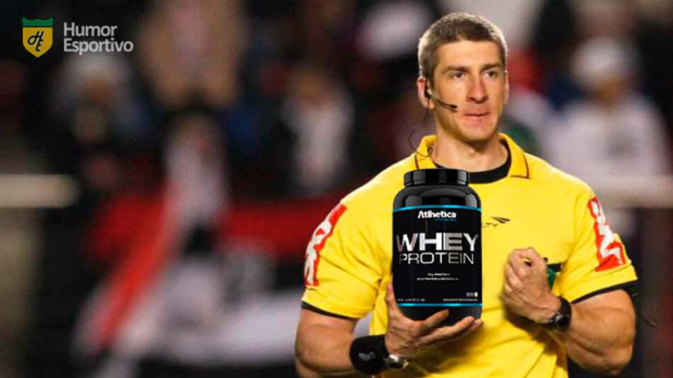 Rubro-negros ironizam Daronco: 'O Whey Protein deve estar estragado'