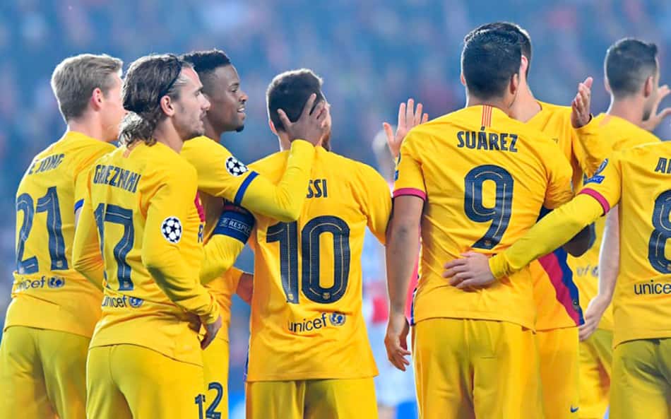 Ter Stegen salva, Barça sofre mas vence o Slavia Praga fora de casa