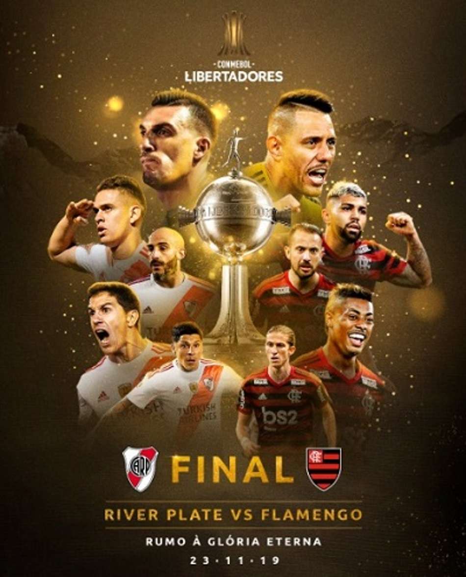Libertadores, Mercosul, Supercopa… o histórico de River Plate x Flamengo