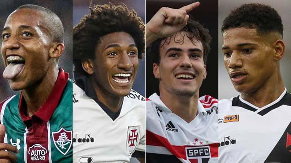 Estão brilhando! Veja a artilharia entre os jovens sub-20 deste Brasileirão