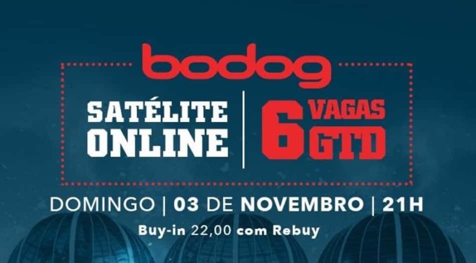 Bodog faz satélite online do CPP no domingo (3) com 6 vagas garantidas