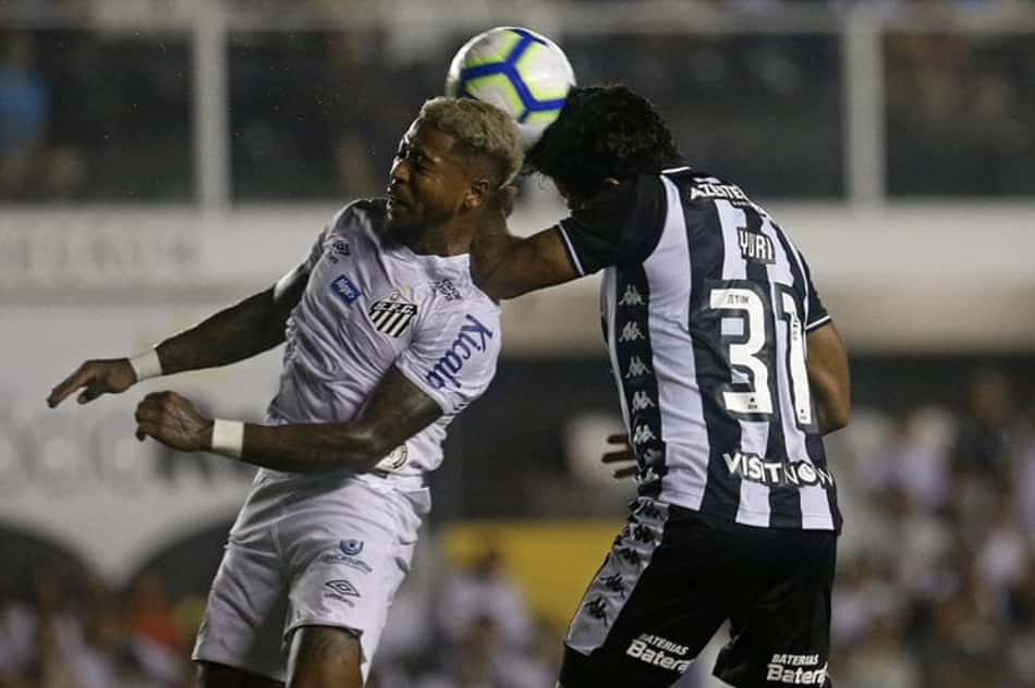 Botafogo foi derrotado pelo Santos