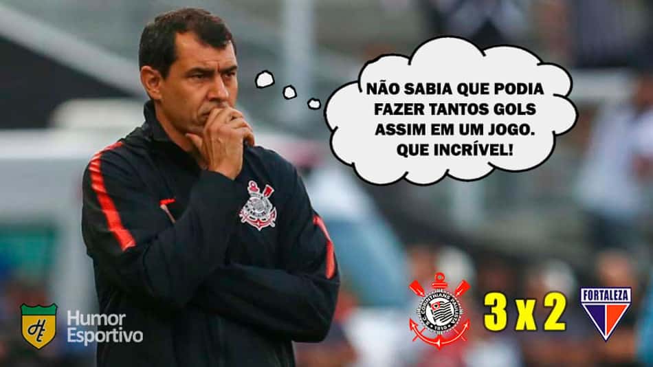 Carille, Boselli e Ceni protagonizam memes da vitória do Corinthians