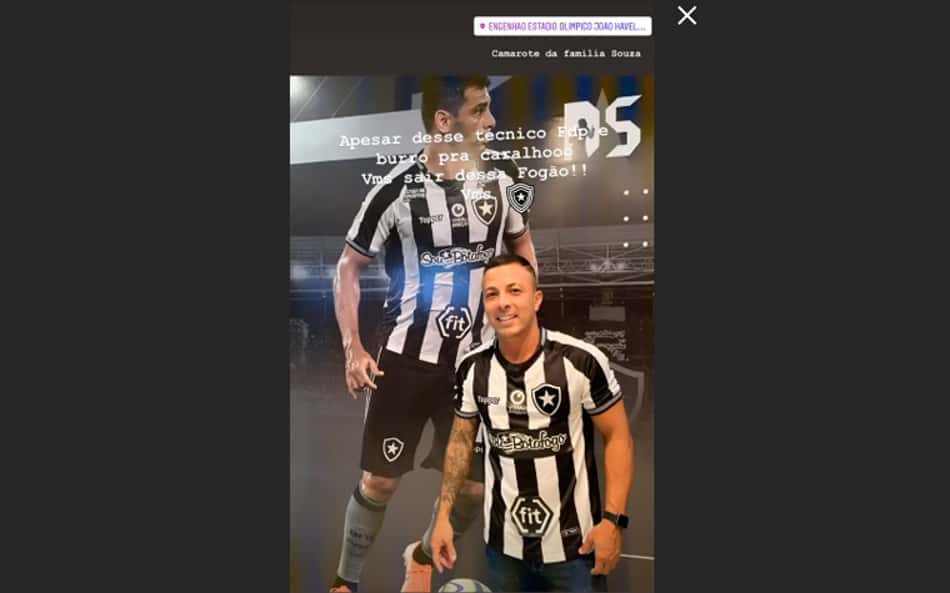 Irmão de Diego Souza alfineta Valentim: 'Burro pra c…'