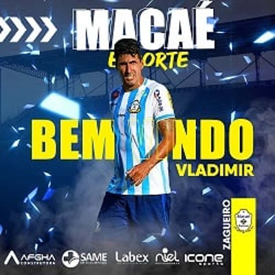 Macaé anuncia retorno do zagueiro Vladimir