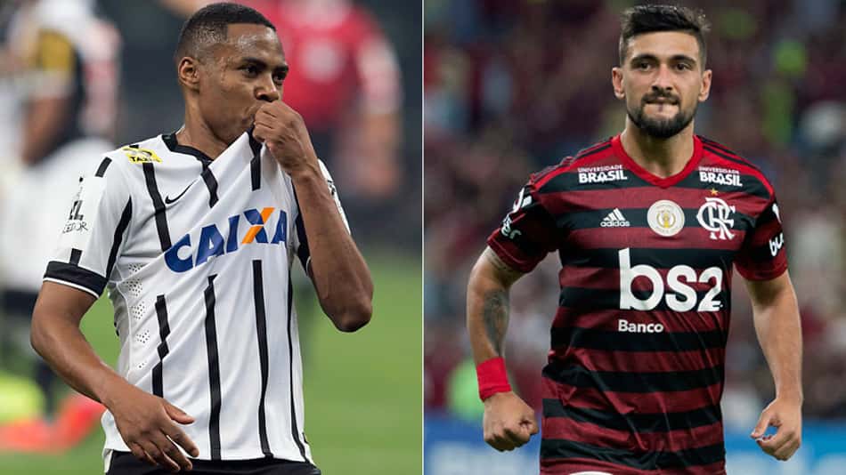 Montagem - Elias e Arrascaeta