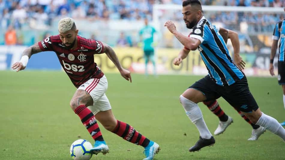 Gabigol dispensa torcida de Dudu em final da Liberta: 'Temos 40 milhões'