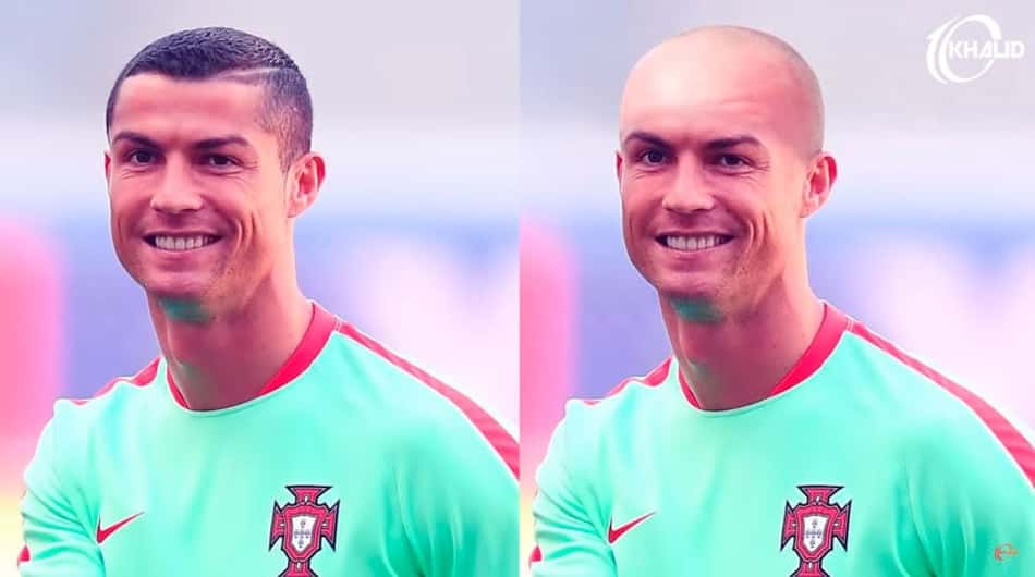 Máquina zero! Veja como ficariam os jogadores com a cabeça raspada