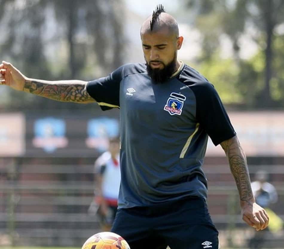 Arturo Vidal torce para que o clube do coração não seja rebaixado