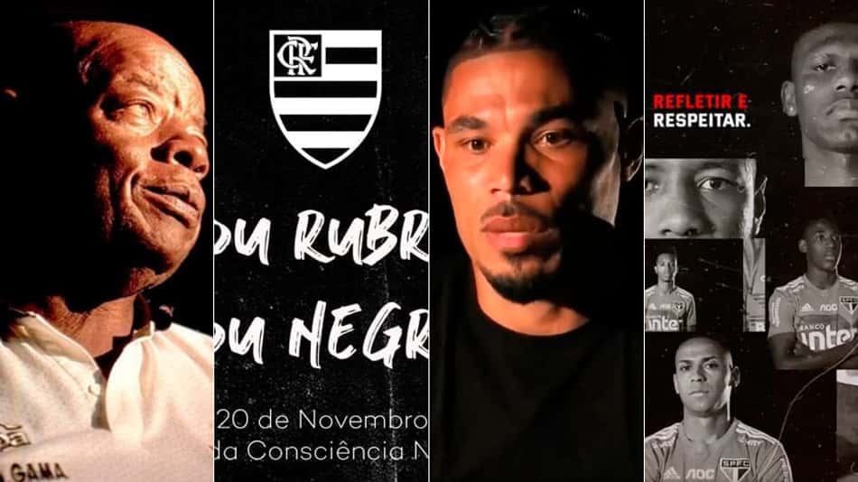 Clubes se manifestam no Dia da Consciência Negra; Veja mensagens