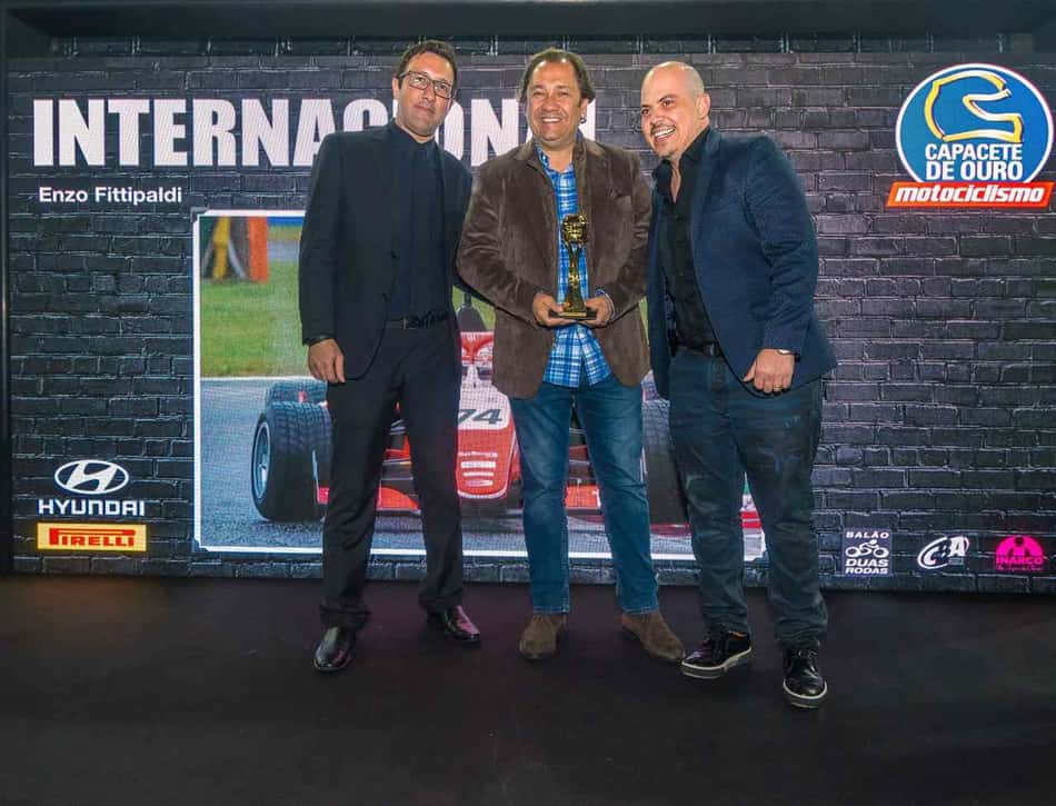 Premiação Capacete de Ouro: pai de Enzo Fittipaldi