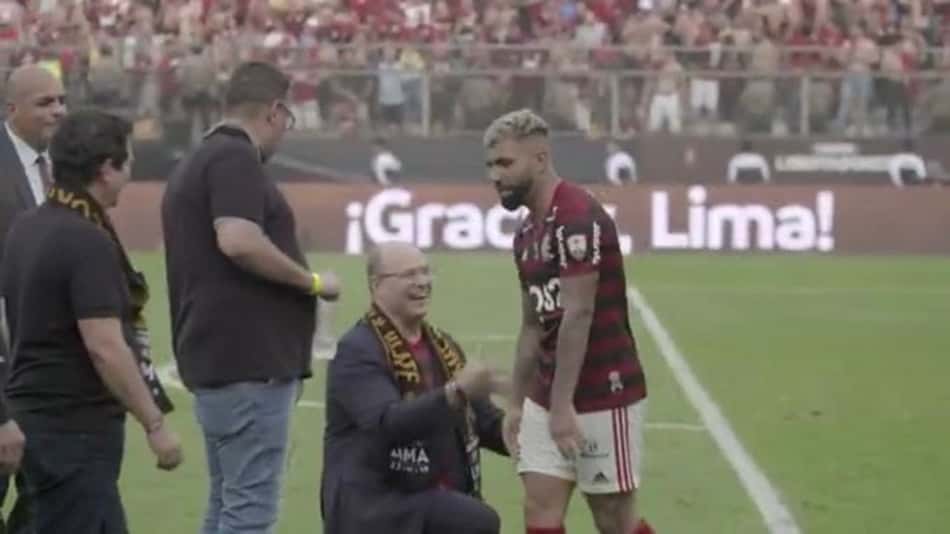 Gabigol e Wilson Witzel