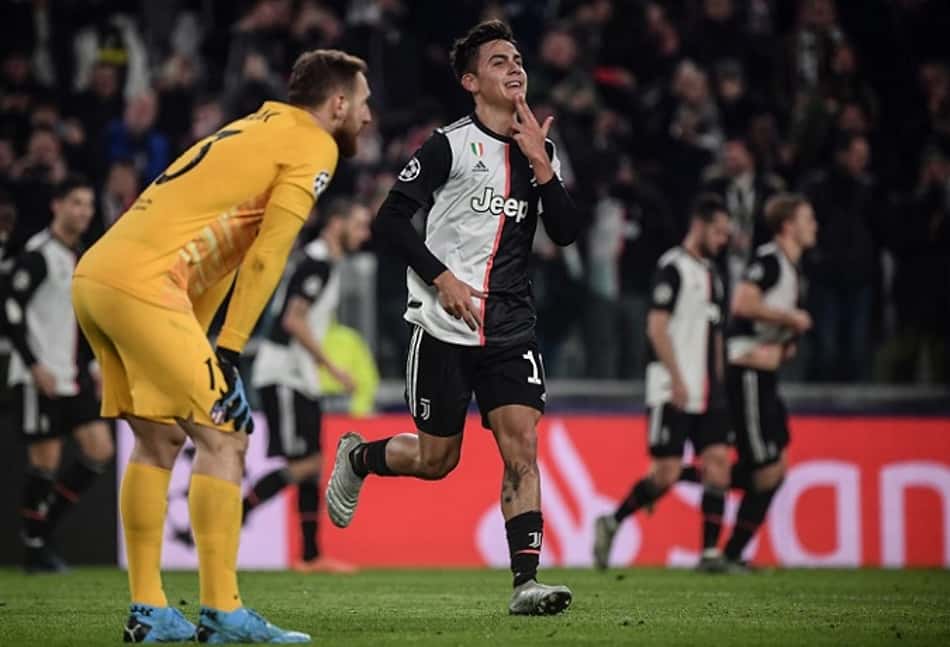 Dybala faz golaço, Juve bate Atlético e garante liderança do Grupo D
