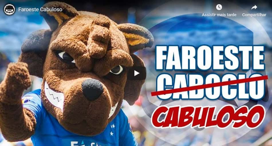 Paródia de 'Faroeste Caboclo' tira sarro do rebaixamento do Cruzeiro