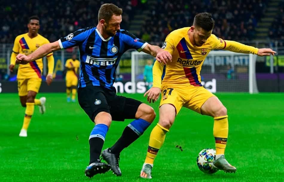 Inter e Barcelona se enfrentam pela Champions