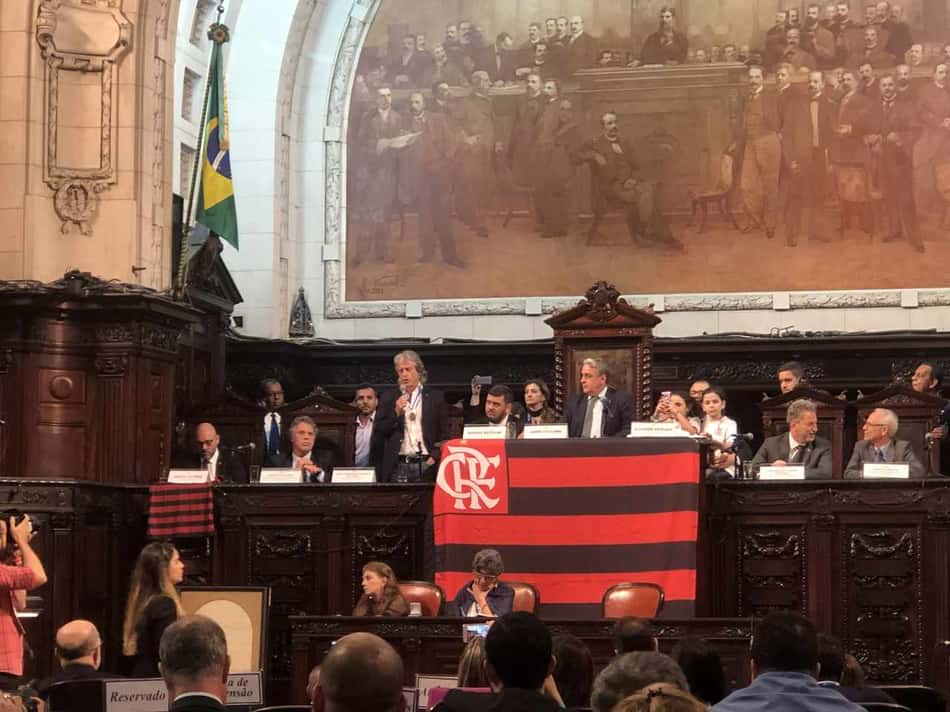 Jorge Jesus discursa na Alerj