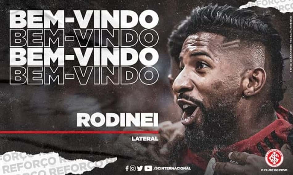 Rodinei é anunciado pelo Inter como segundo reforço para 2020