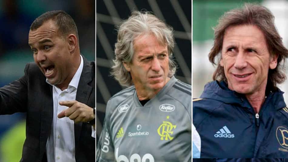 Montagem Dudamel Jesus Gareca