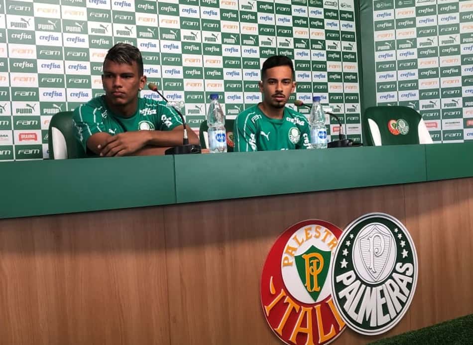 Alan e Veron agradecem ao apoio de Dudu agora no profissional do Verdão