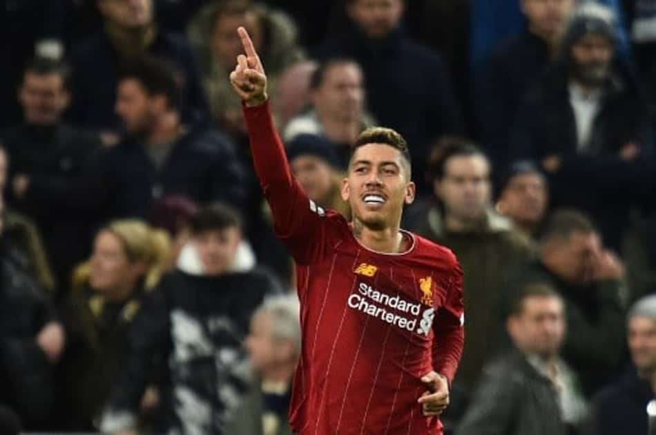 Roberto Firmino marca e Liverpool vence o Tottenham na casa do rival