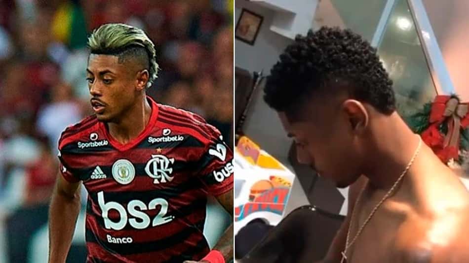 Novo corte! Bruno Henrique abandona topete e muda de estilo para temporada de 2020