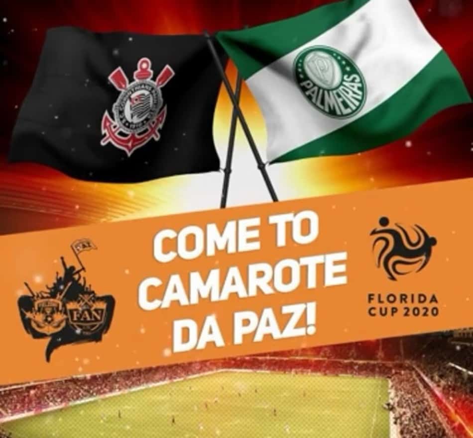 Time de peso confirma presença no Camarote da Paz na Florida Cup