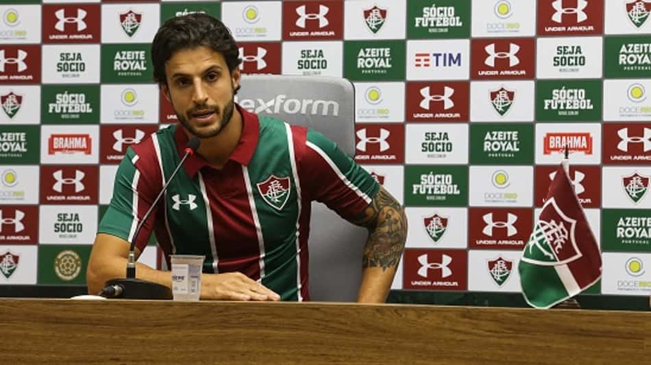 Hudson é apresentado no Flu e revela: 'Sempre tive o sonho de jogar no Rio'
