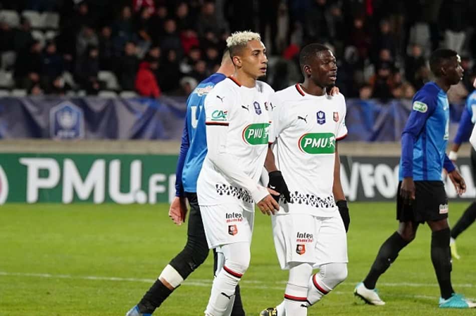 Raphinha marca e atual campeão Rennes avança na Copa da França