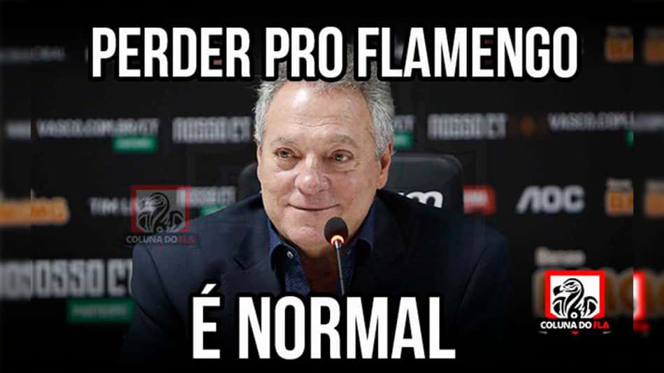 'Freguês até com a base'! Rubro-negros provocam Vasco em memes na web