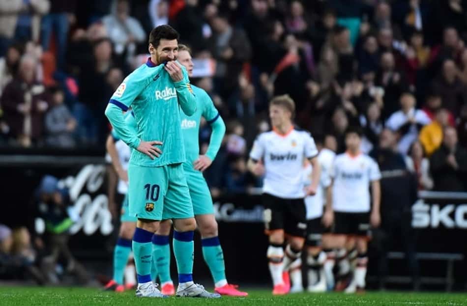 Barcelona joga mal, é derrotado pelo Valencia e pode perder liderança