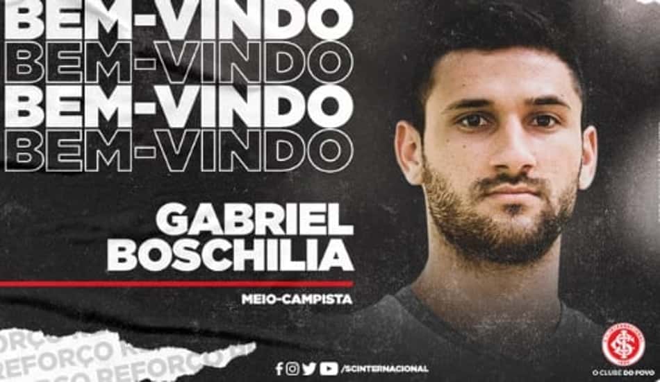 Internacional oficializa a contratação de Gabriel Boschilia