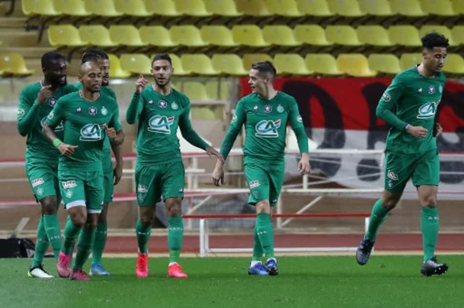 Saint-Étienne vence o Monaco fora de casa e avança na Copa da França