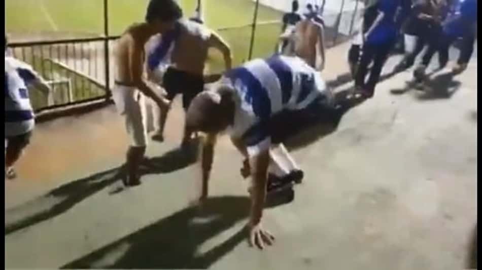 Torcida do Taubaté aproveita meme e comemora vitória com 'Parkour'
