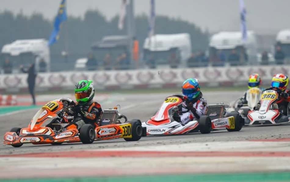 Matheus Ferreira ganha 15 posições em final do WSK em Adria