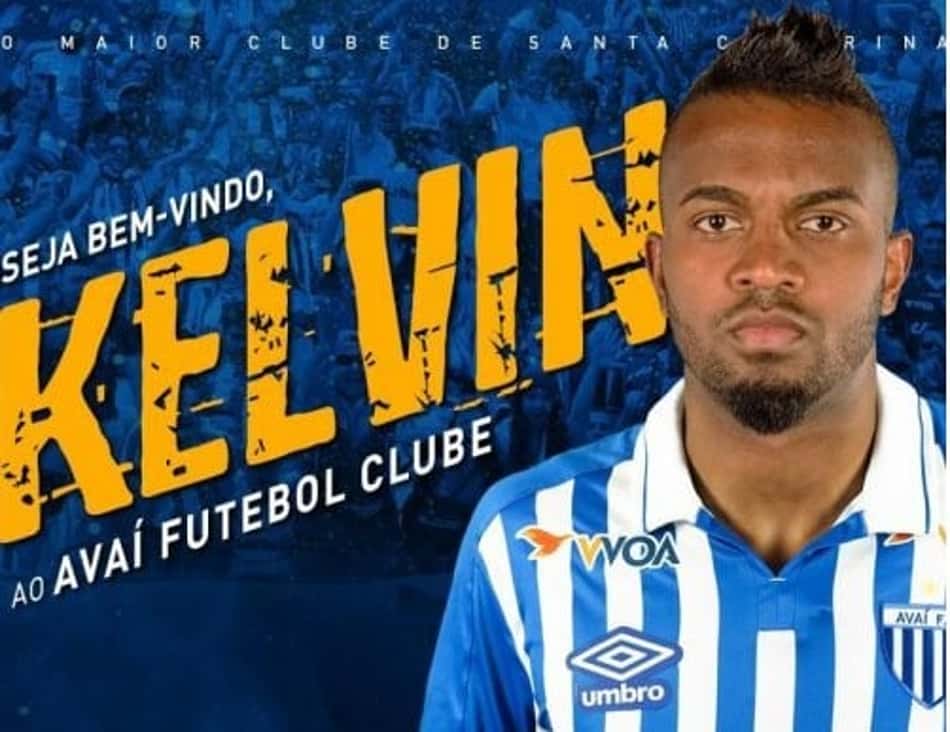 Avaí confirma a chegada do atacante Kelvin