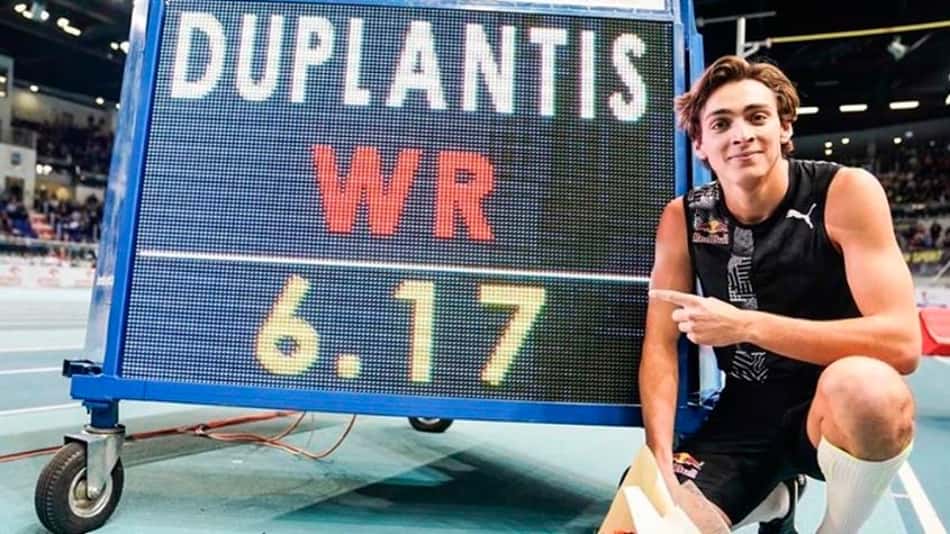Com 6,17m, sueco de 20 anos quebra o recorde mundial do salto com vara