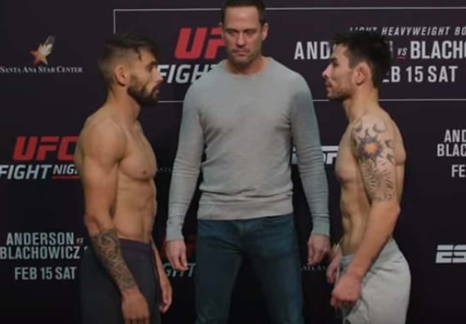 Ray Borg não bate o peso no UFC Rio Rancho e ultrapassa 900g
