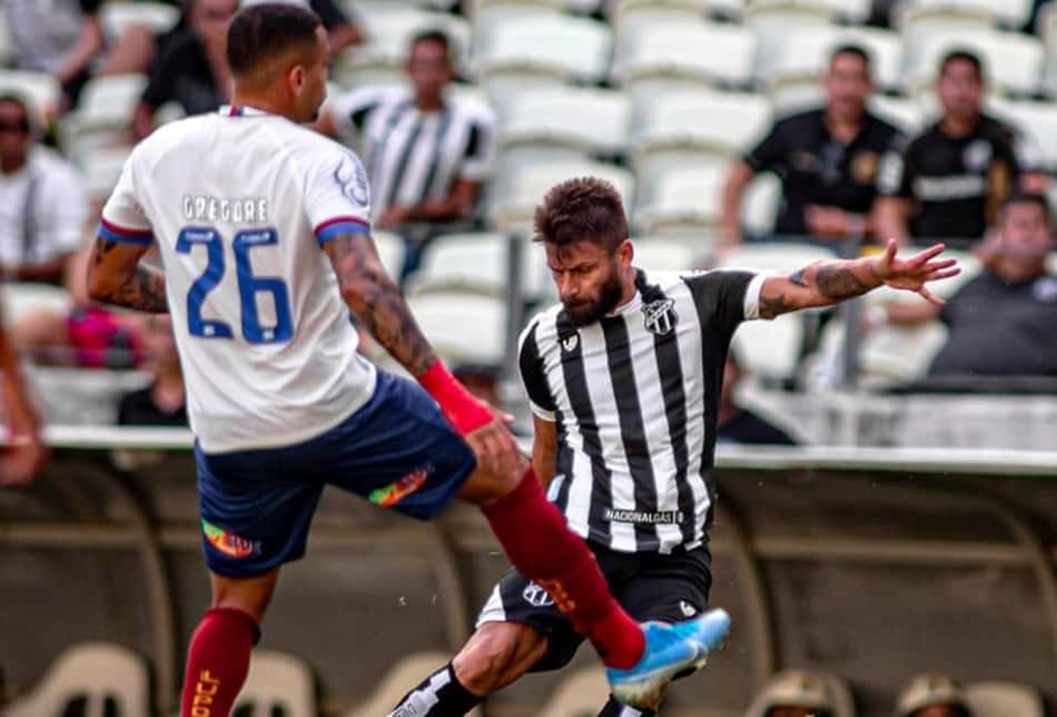 Em partida emocionante, Ceará marca aos 48 do segundo tempo e arranca empate com o Bahia