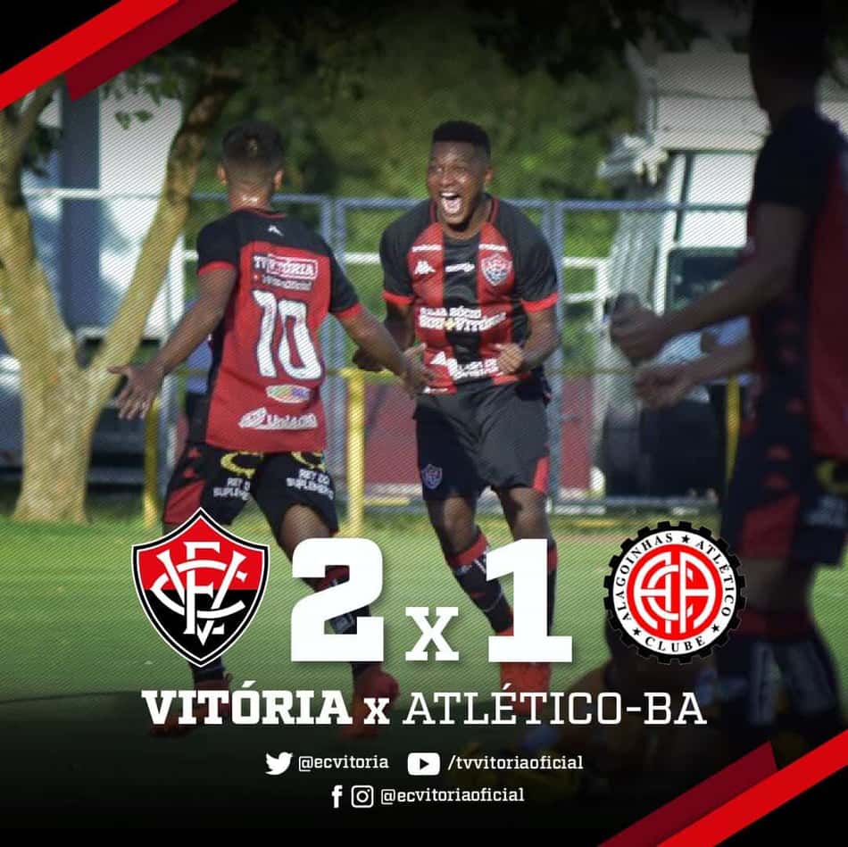 Vitória bate o Atlético-BA e sobe na classificação do Estadual